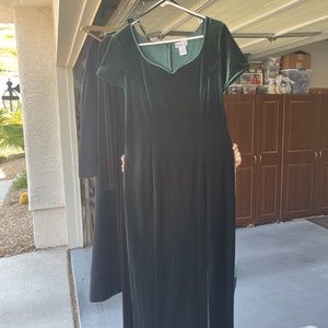Velvet long gown